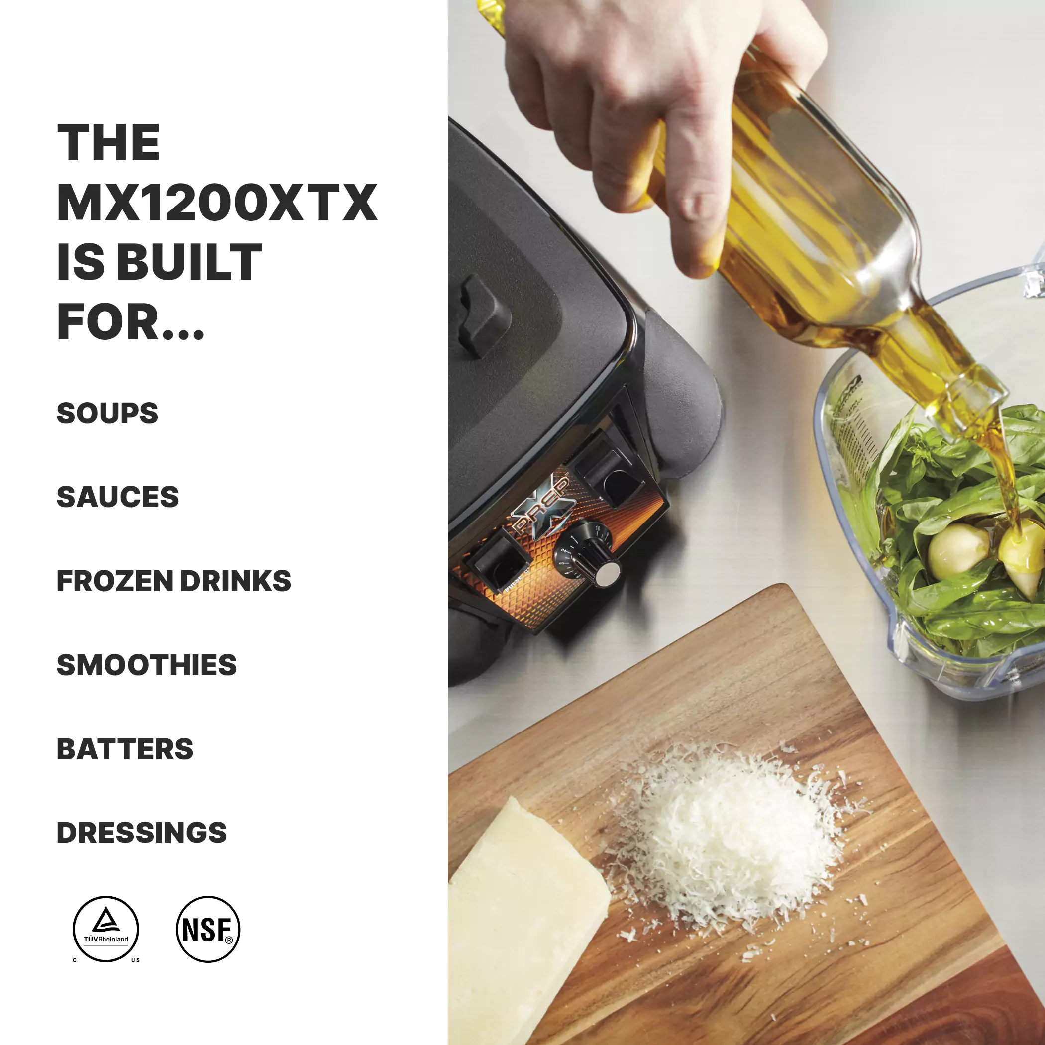 XPREP Food Blender with Variable-Speed and 64 oz. Copolyester Container